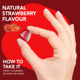 PLANT.O NUTRITION Probiotic Gummies on a wooden table