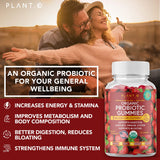PLANT.O NUTRITION Probiotic Gummies packaging side view