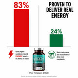 PLANT.O NUTRITION Shilajit Extract Capsules opened bottle