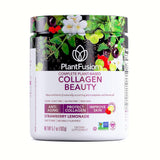 PlantFusion Collagen Beauty Strawberry Lemonade powder front view