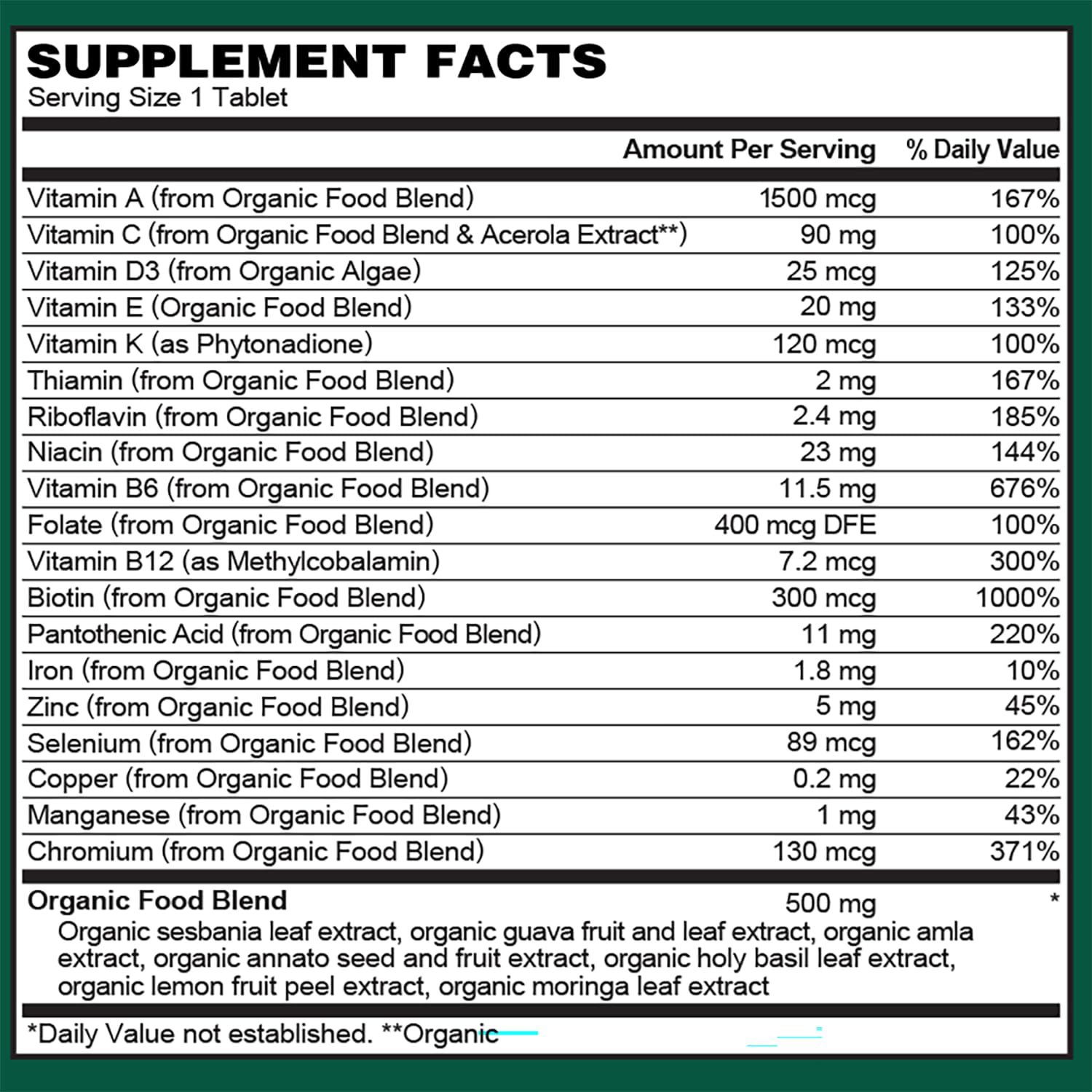 PlantFusion Organic Multivitamin for Men 150g lifestyle scene