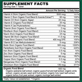 PlantFusion Organic Multivitamin for Women 30 Tablets on a kitchen counter
