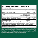 PlantFusion Vegan Iron Supplement with organic fruits and vegetables