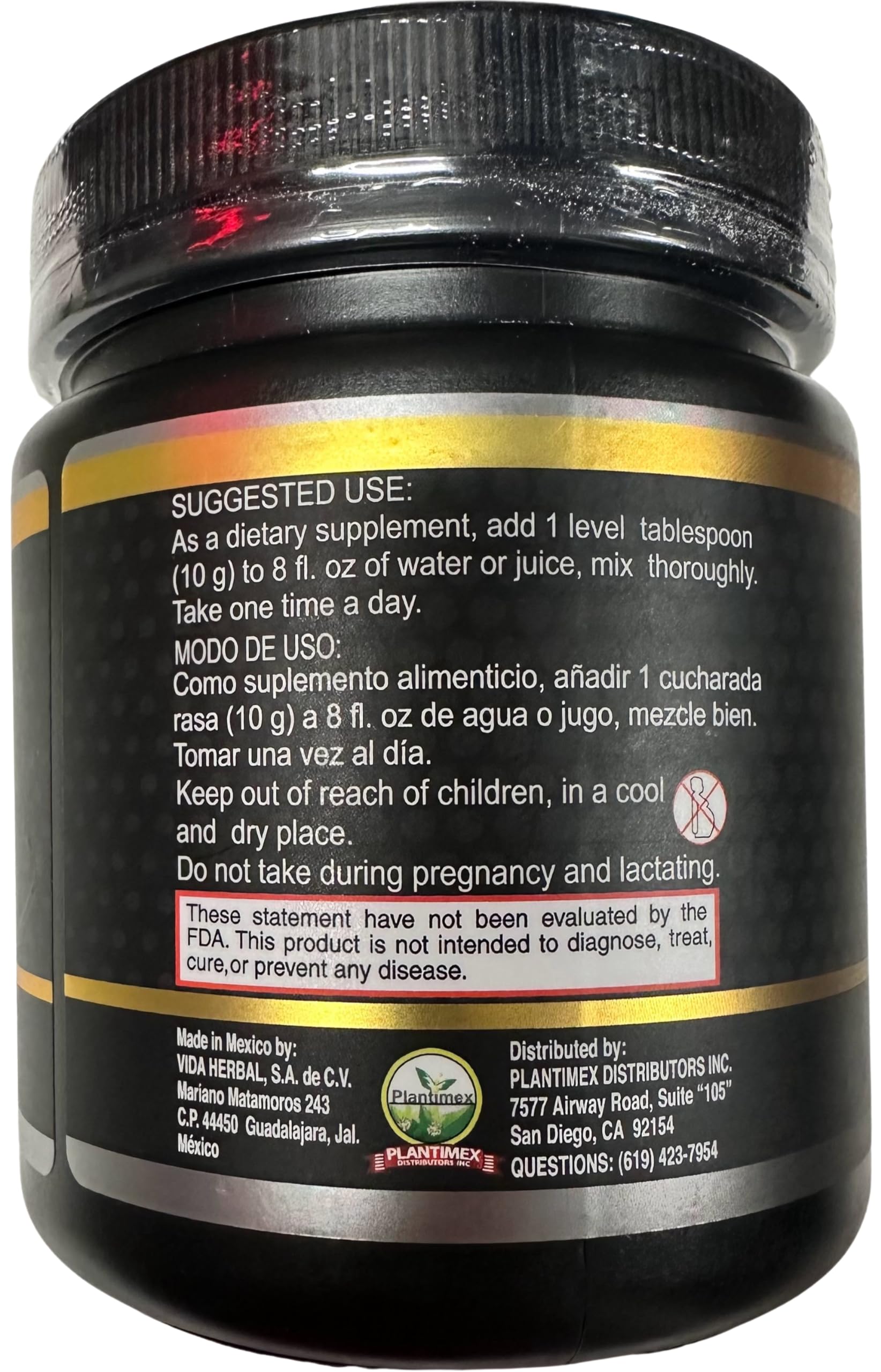 Plantimex Magnesium Potassium Citrate Powder mixed in a smoothie