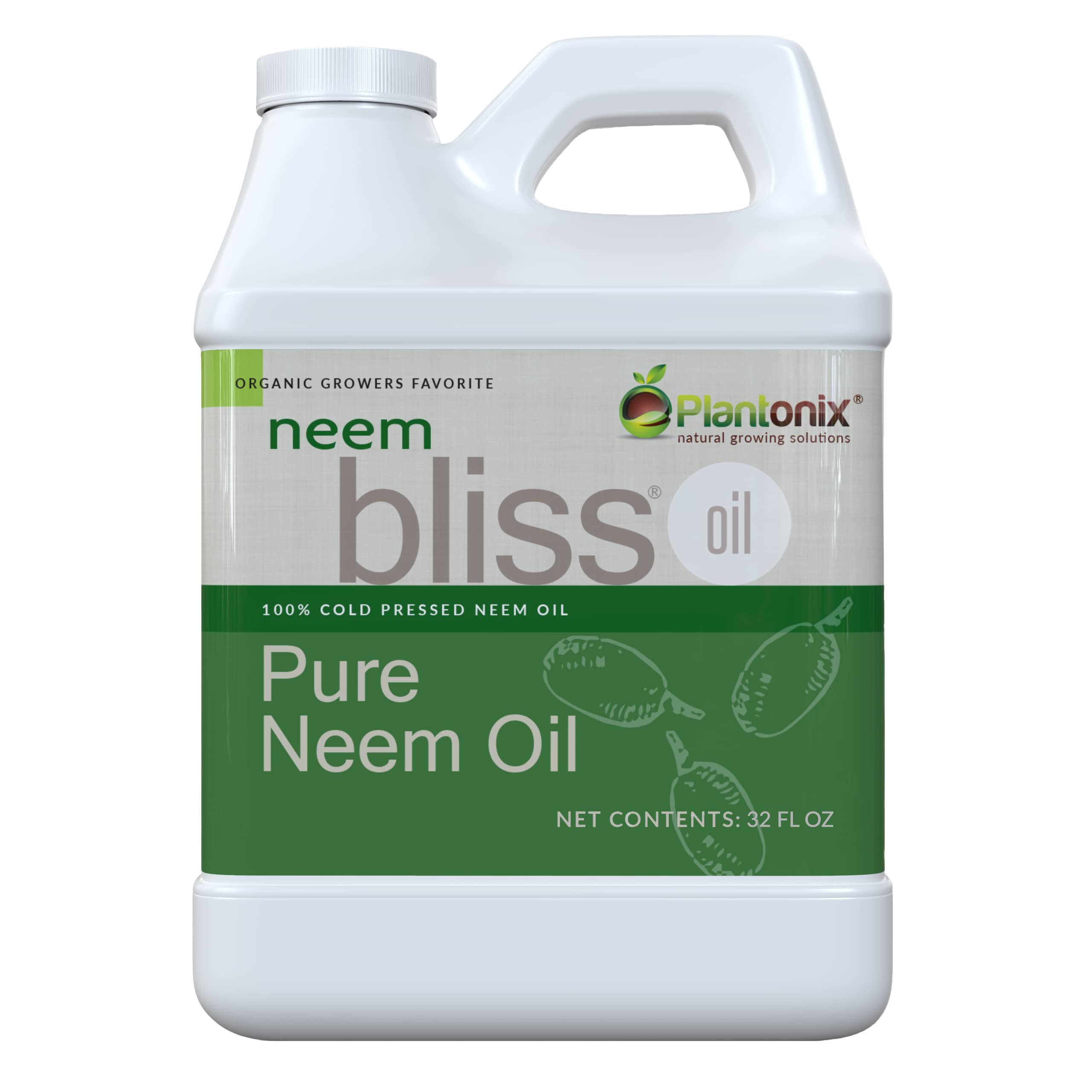Plantonix Neem Bliss 100% Pure Neem Oil Extract 907g front view