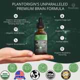PLANTORIGIN Ginkgo Biloba Liquid Drops bottle with dropper