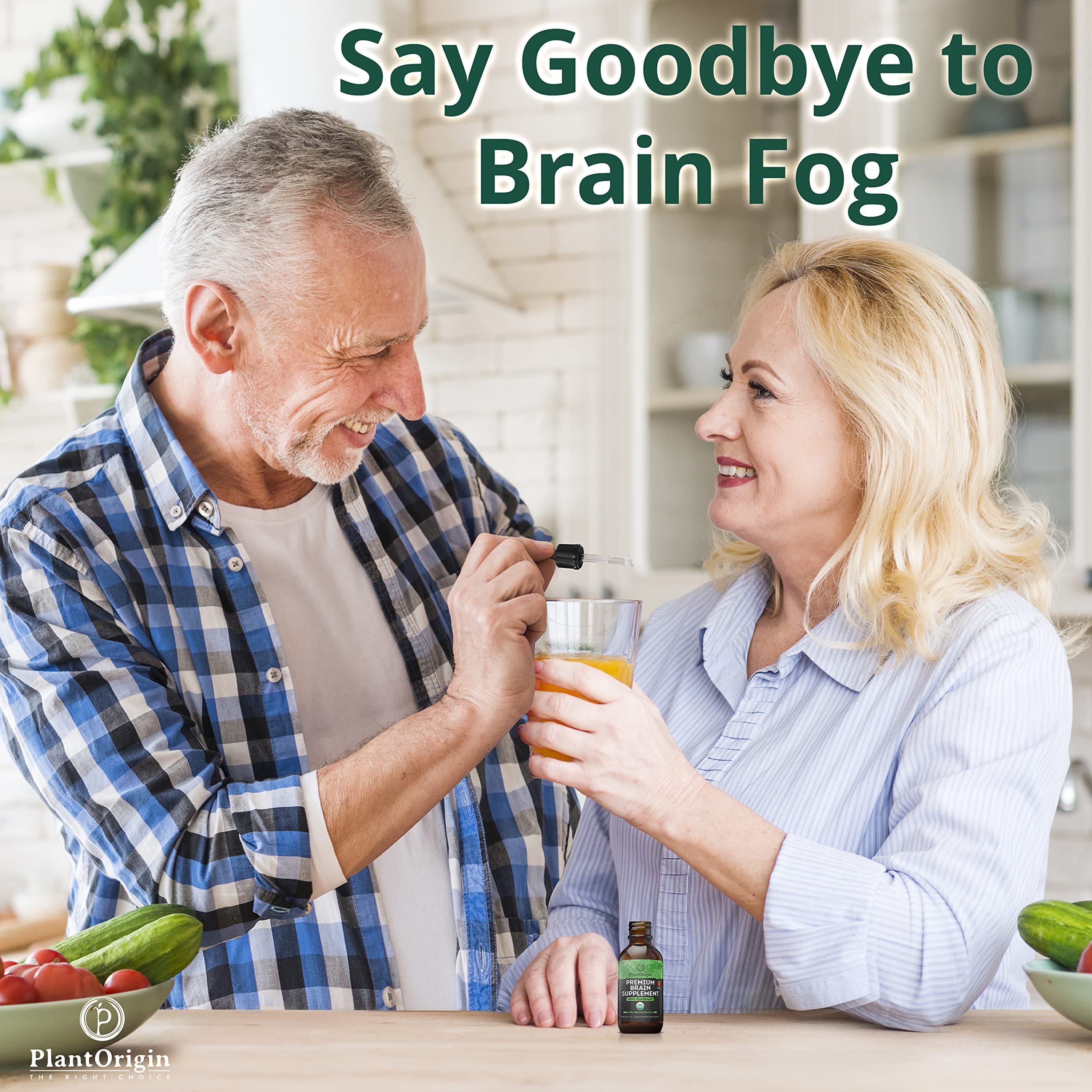 PLANTORIGIN Ginkgo Biloba Liquid Drops with fresh herbs