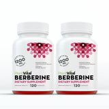 Plantvital Berberine Organic 1200mg Vegan Capsules front view