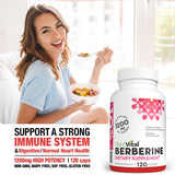 Plantvital Organic Berberine Supplement 1200mg packaging