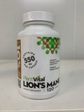 Plantvital Organic Lion’s Mane Mushroom Capsules bottle with label