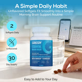 Platinum Health Essential Brain Health softgels side view