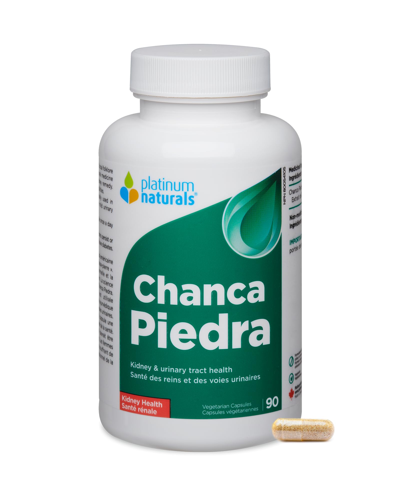 Platinum Naturals Chanca Piedra 80g supplement front view
