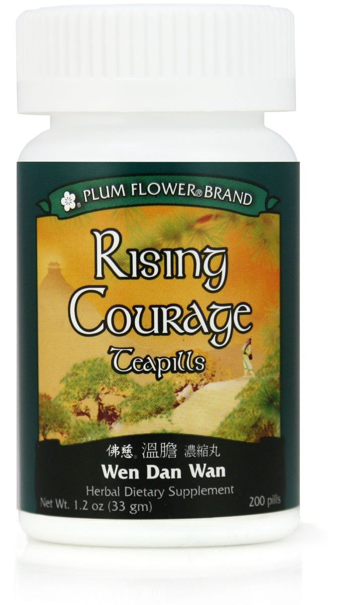 Plum Flower Rising Courage Teapills 33g package front view