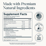 Plus+Ultra GLOPLUS+ Antioxidant Complex 1150mg capsules with a glass of water