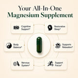 Plus+Ultra Magnesium Threonate Sleep Stack 1050mg capsules side view