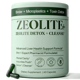 Plus+Ultra ZEOLITE+ Charcoal Supplement front view with packaging