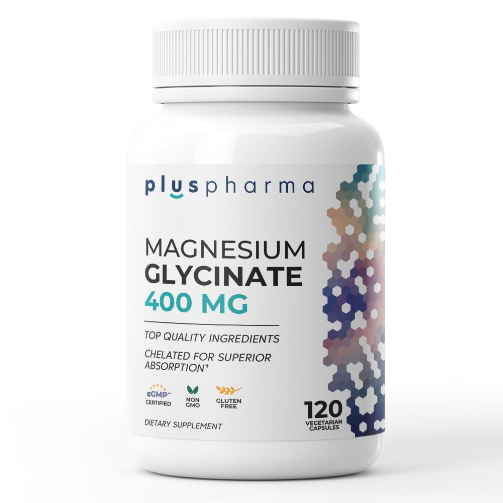 PlusPharma Magnesium Supplement 400mg front view