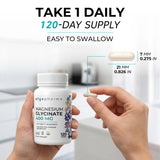 PlusPharma Magnesium Supplement 400mg side view