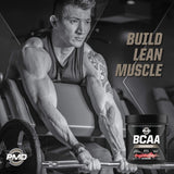 PMD BCAA Amino Acids Powder 141g mixed in a shaker