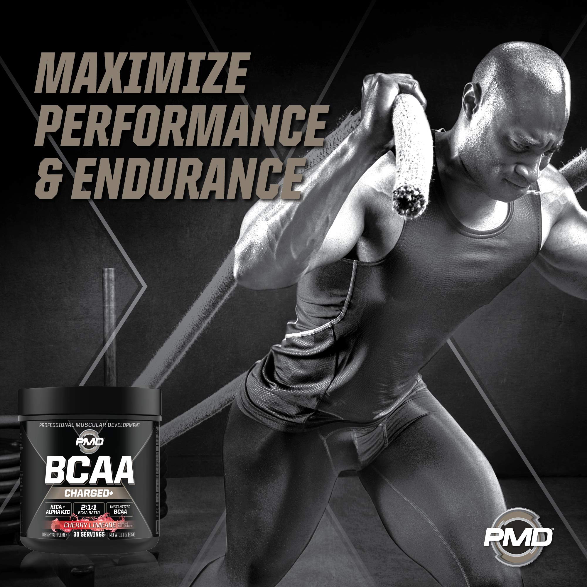 PMD BCAA Amino Acids Powder 141g serving suggestion