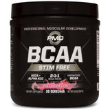 PMD BCAA Powder 261g front view with packaging