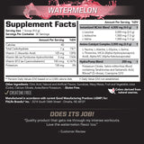 PMD BCAA Powder 261g side view showing nutritional information