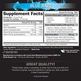 PMD BCAA Powder 267g side view with nutritional information
