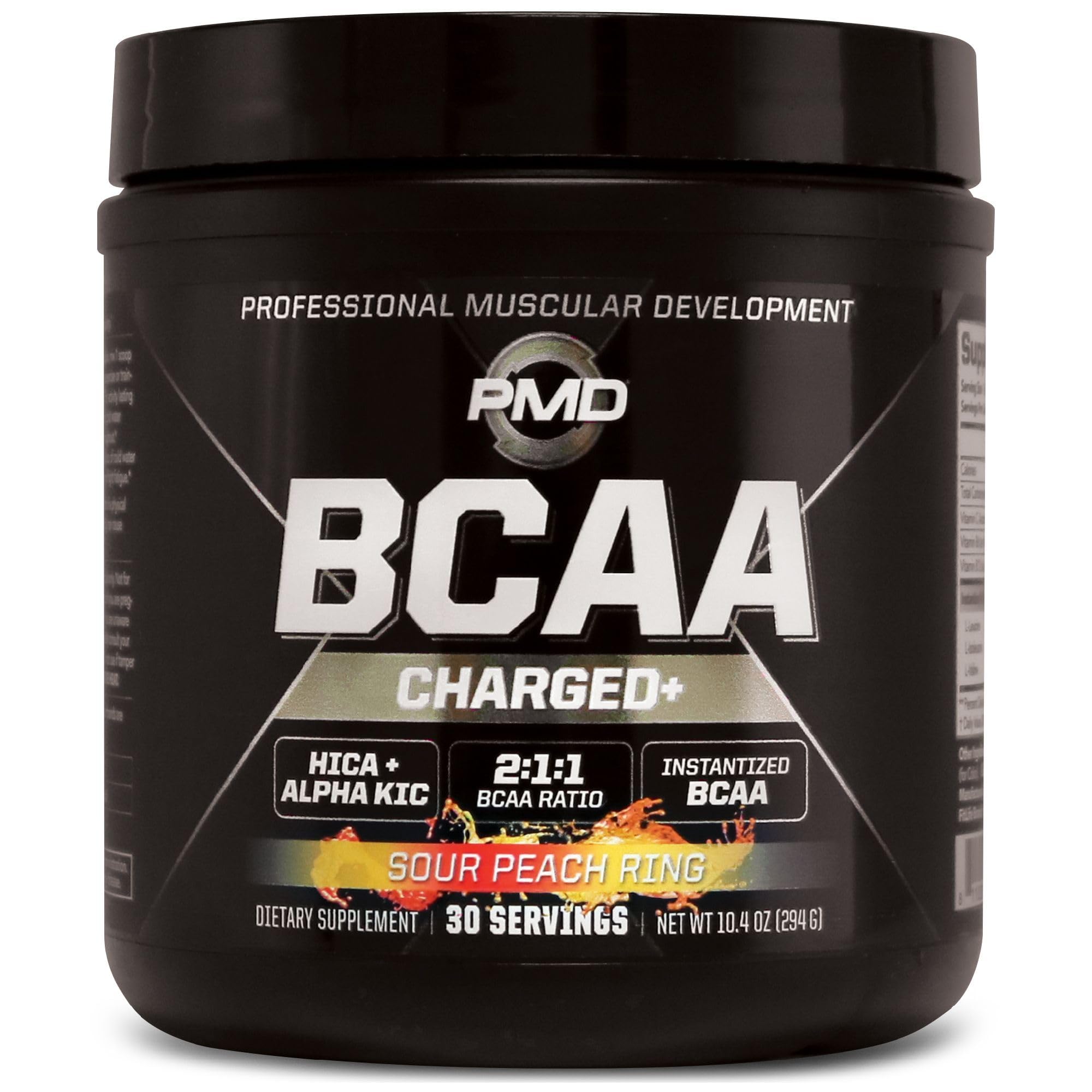 PMD BCAA Powder 349g front view with packaging