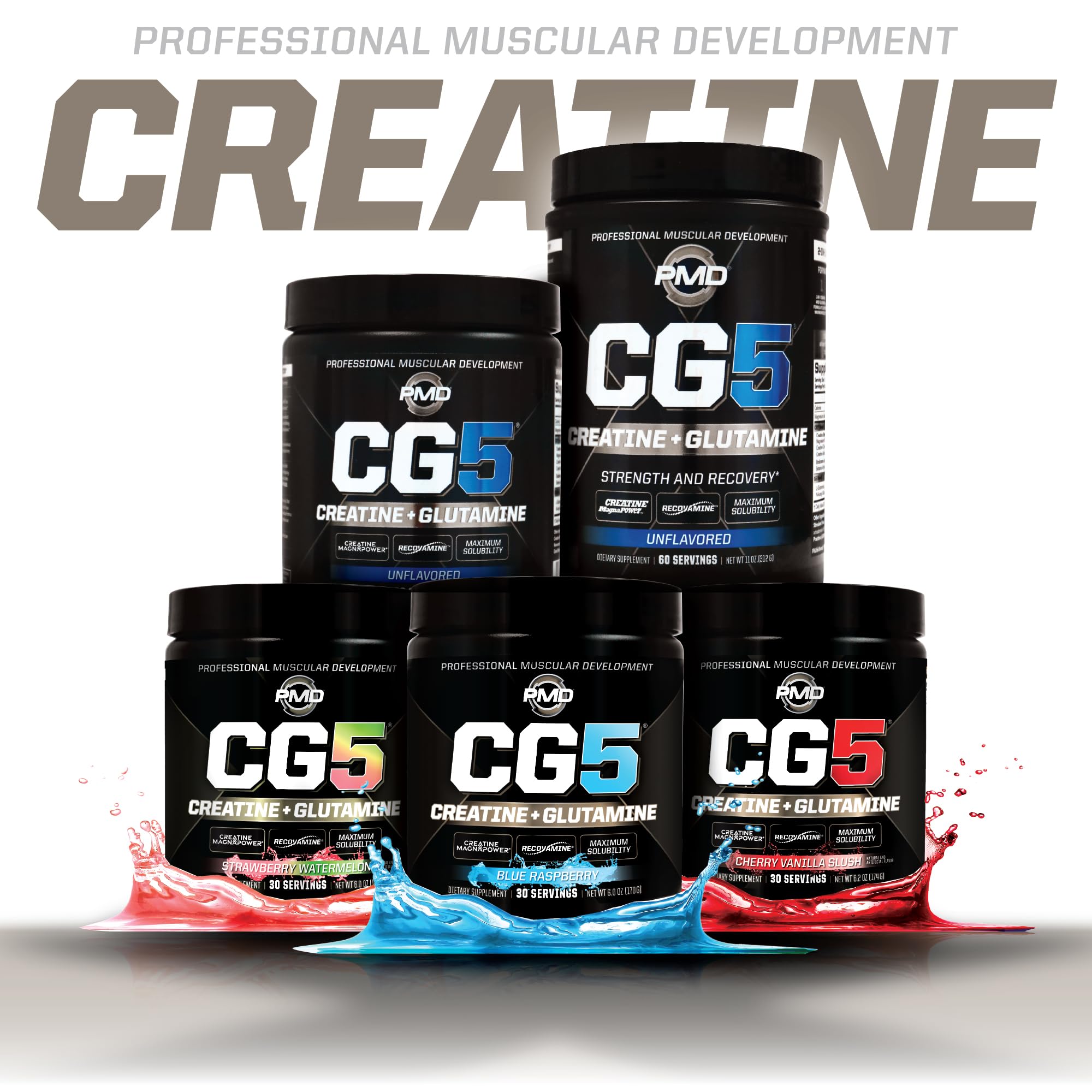 PMD CG5 Creatine Supplement 209g ingredients list