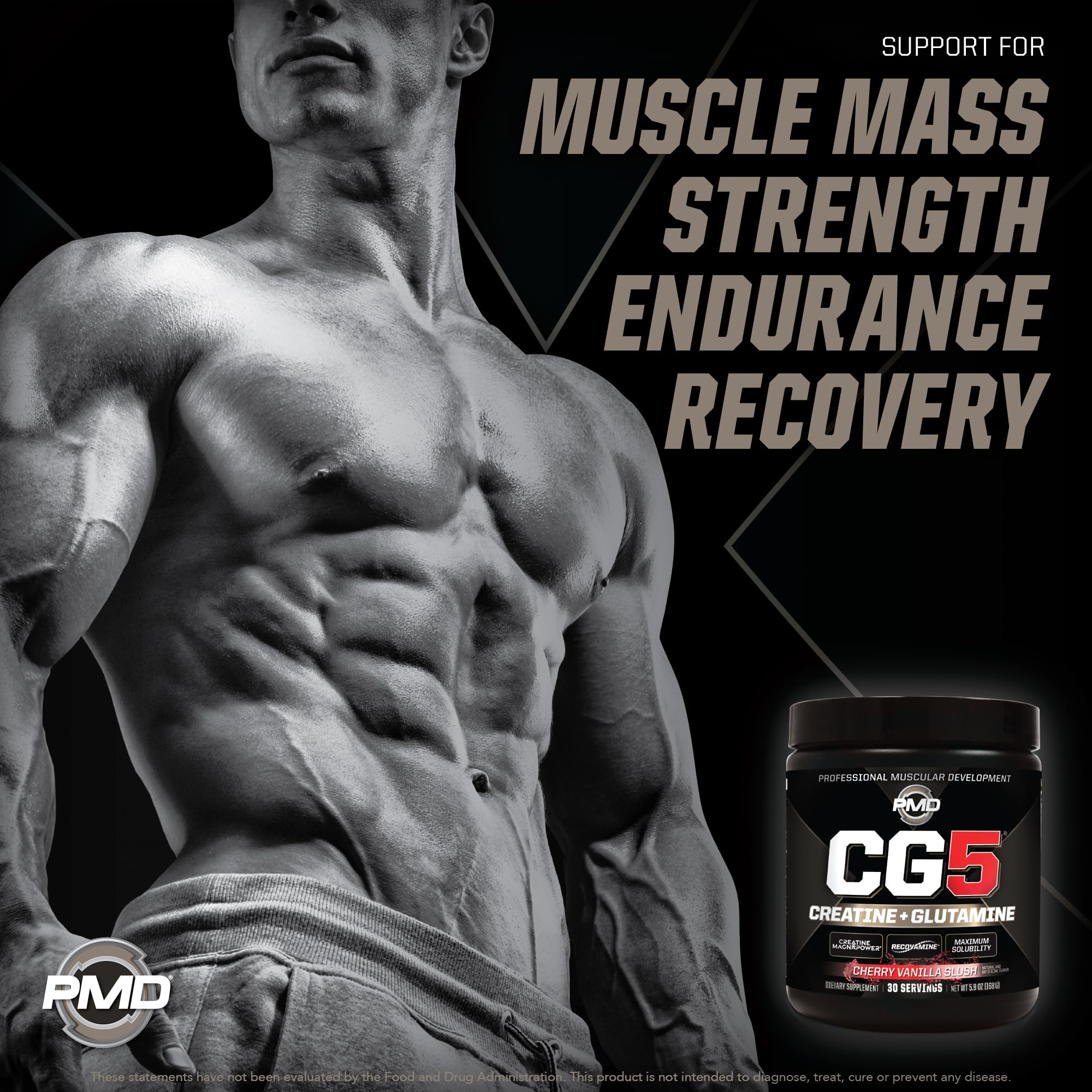 PMD CG5 Creatine Supplement 209g packaging