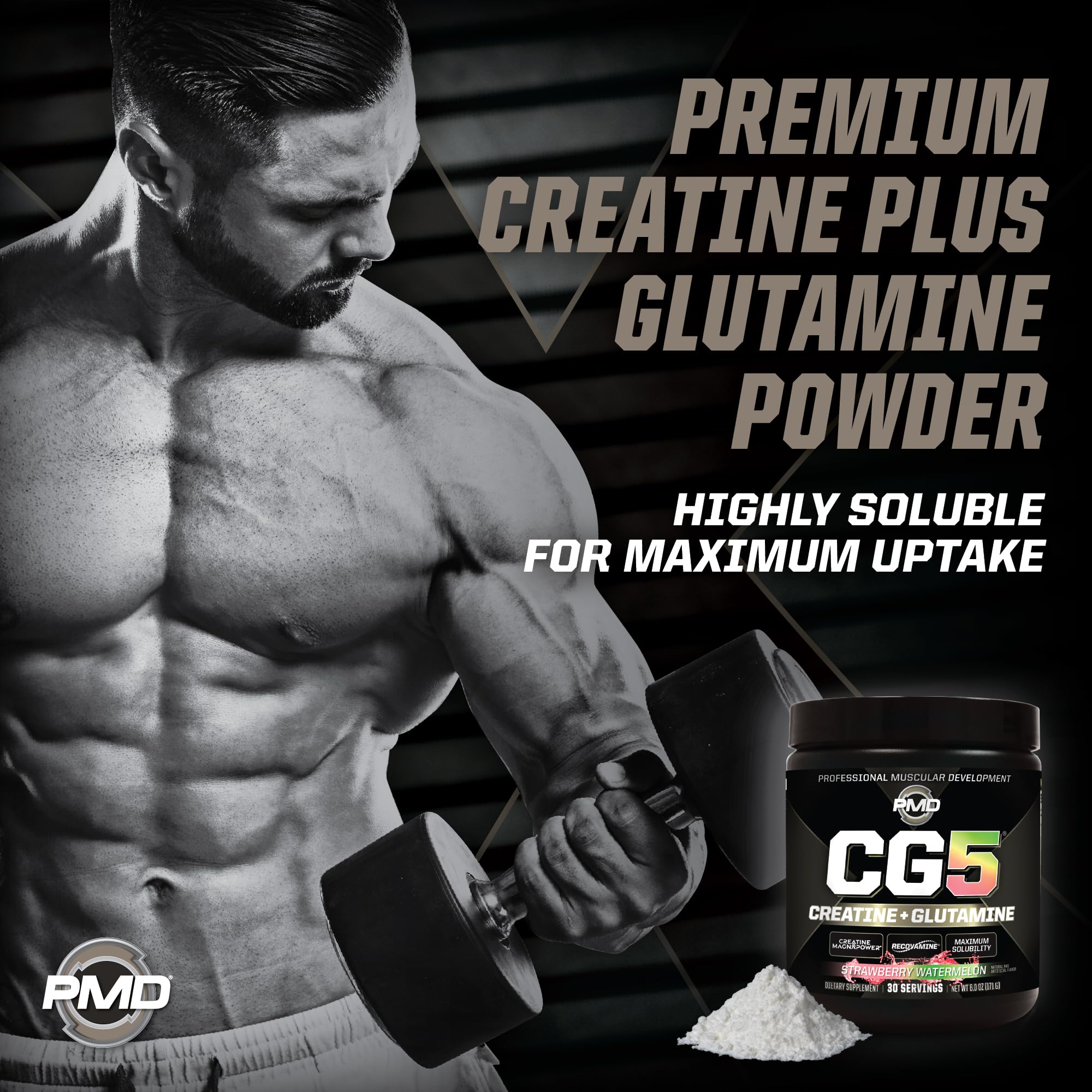 PMD CG5 Creatine Supplement with measuring scoop