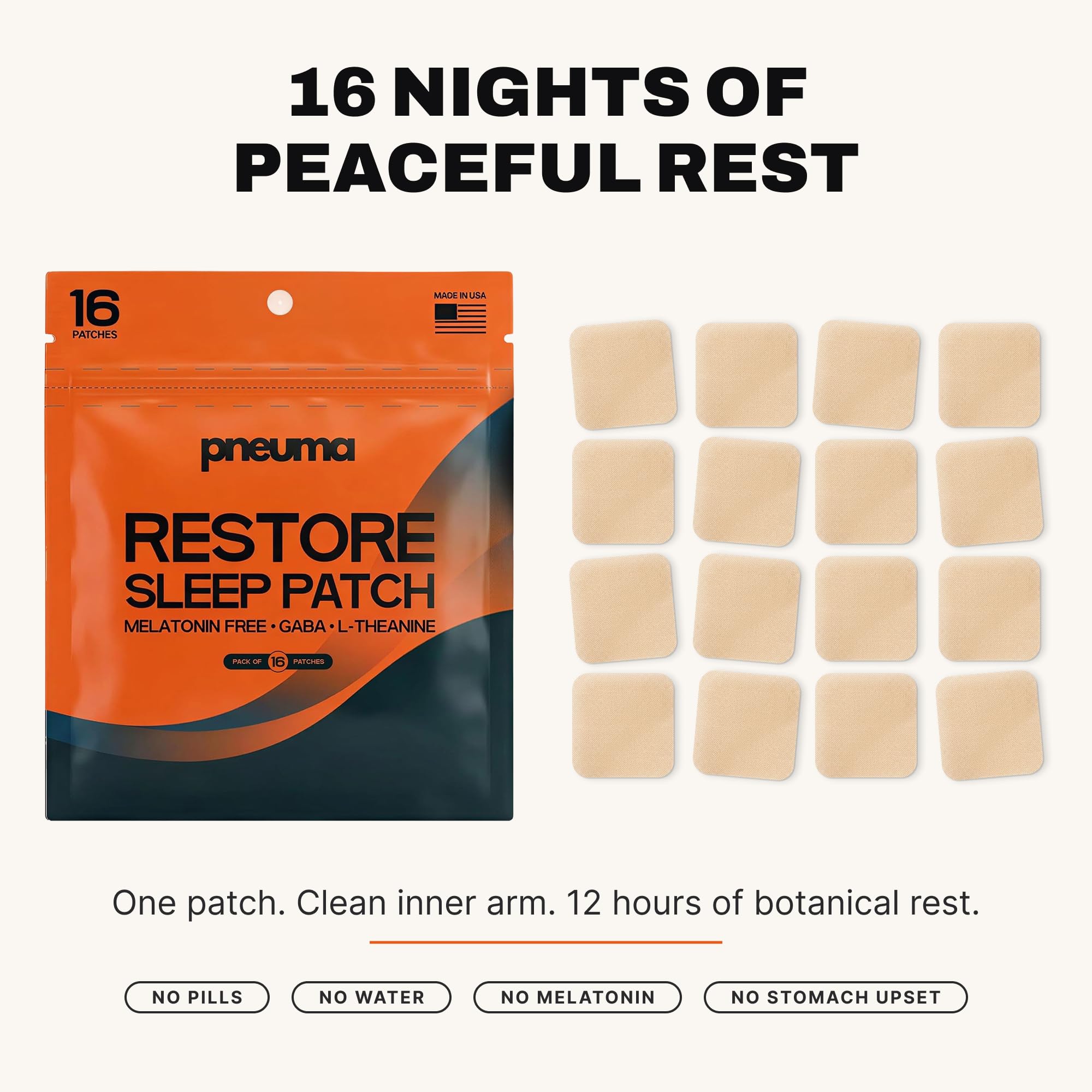 PNEUMA Restore patches in a lifestyle setting