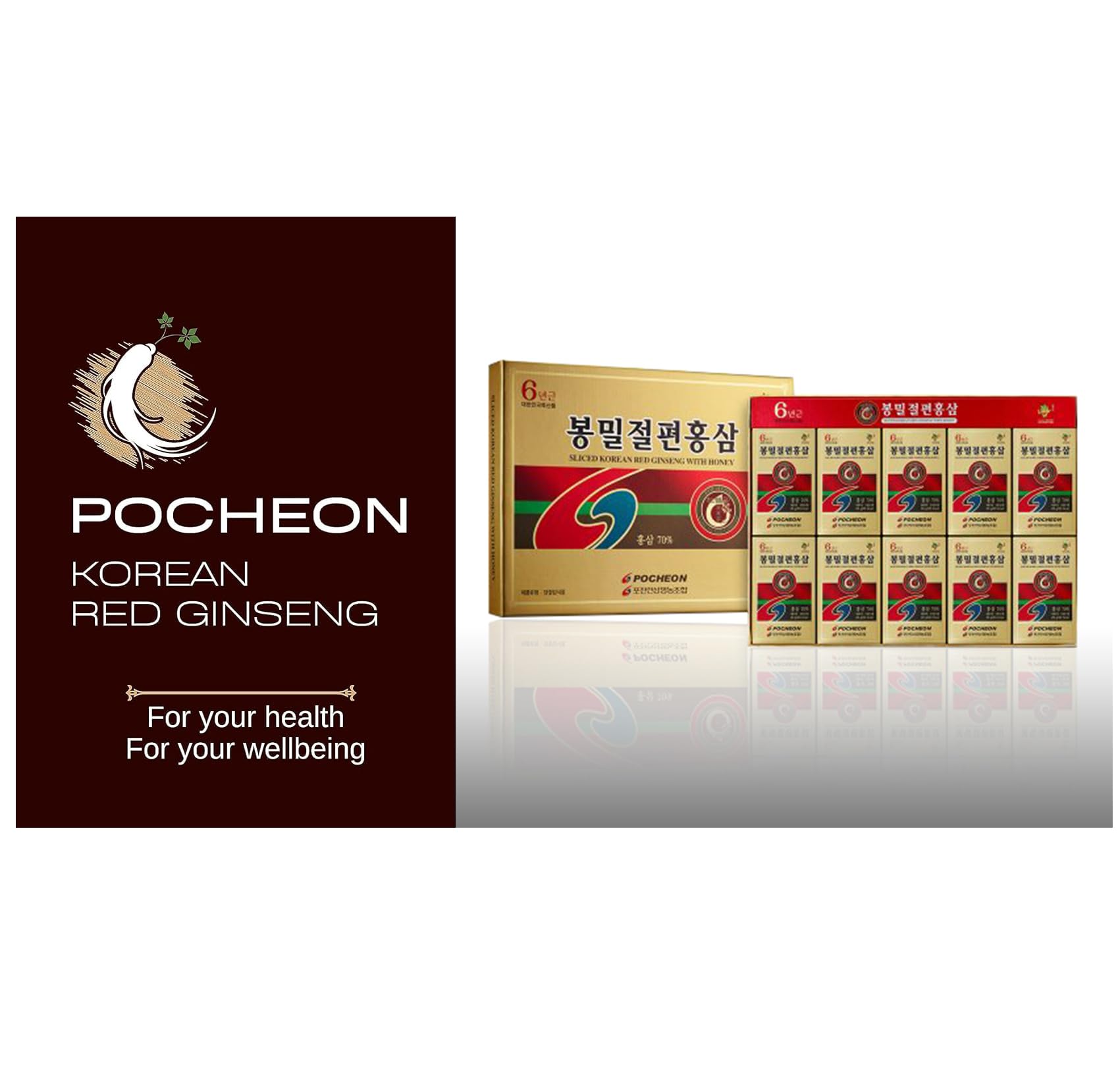 POCHEON KOREAN RED GINSENG Sliced Ginseng nutritional information