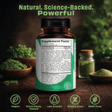 Pomona Wellness Organic Super Greens Blend 68g tablet bottle side view