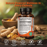 Pomona Wellness Organic Turmeric Supplement label details