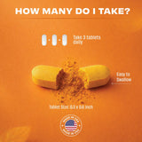 Pomona Wellness Organic Turmeric Tablets close-up