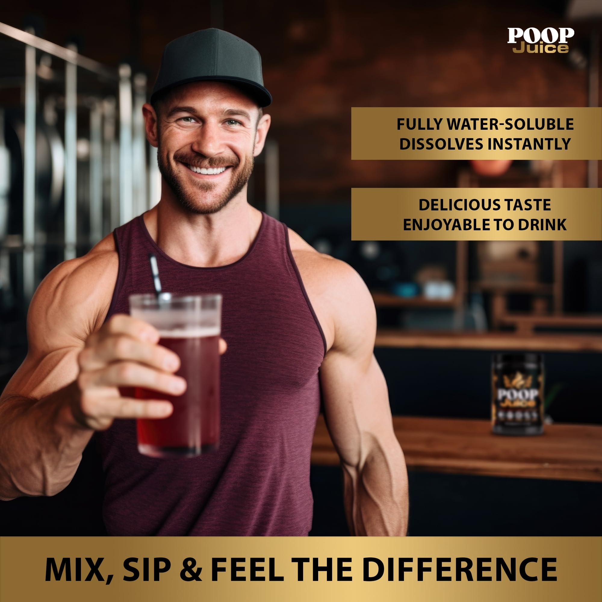 Poop Juice 5-in-1 a daily routine Supplement lifestyle scene