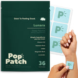 Pop Patch Sleep Patches front view with packaging
