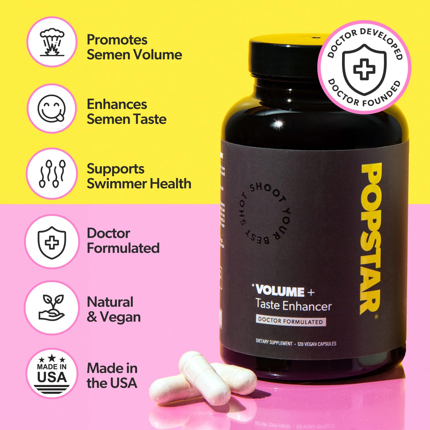 POPSTAR supplement packaging with pineapple extract