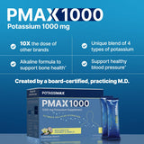 PotassiMax PMAX1000 potassium supplement single packet with vanilla and coconut flavour