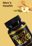 Potency Wood Ginseng Supplement 68g capsules close-up