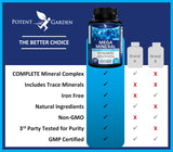 Potent Garden Mega Minerals Multimineral Supplement capsule close-up