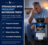 Potent Garden Saw Palmetto Supplement 450mg back view with ingredients