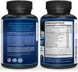 Potent Garden Saw Palmetto Supplement 450mg capsules on a table