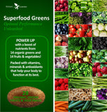 Potent Garden Super Greens Capsules side view showing tablet size
