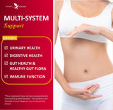 Potent Garden Urinary Support Cranberry Capsules 500mg back view