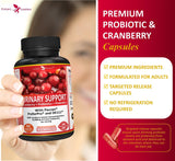 Potent Garden Urinary Support Cranberry Capsules 500mg bottle with label