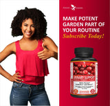 Potent Garden Urinary Support Cranberry Capsules 500mg with measuring spoon