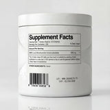 Powders NMN powder scoop next to packaging