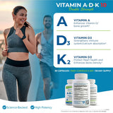 Power By Naturals ADK 10 supplement bottle side view
